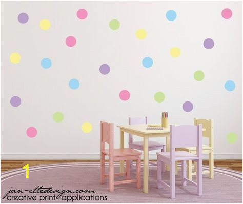 Polka Dot Wall Mural Polka Dot Wall Stickers Dot Wall Decals Circle Wall Decals