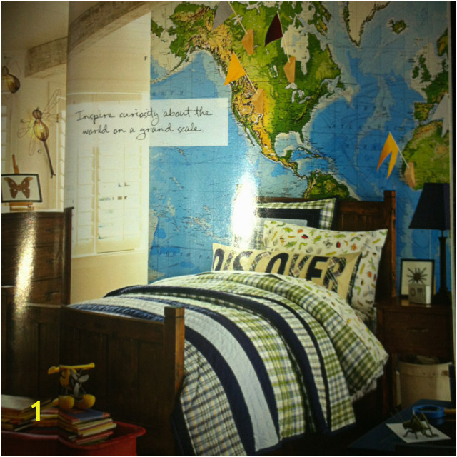 Pottery Barn Kids World Map Wall Mural Pottery Barn Kids