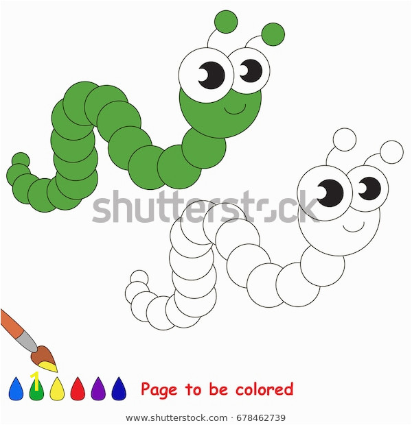 funny caterpillar be colored coloring 600w