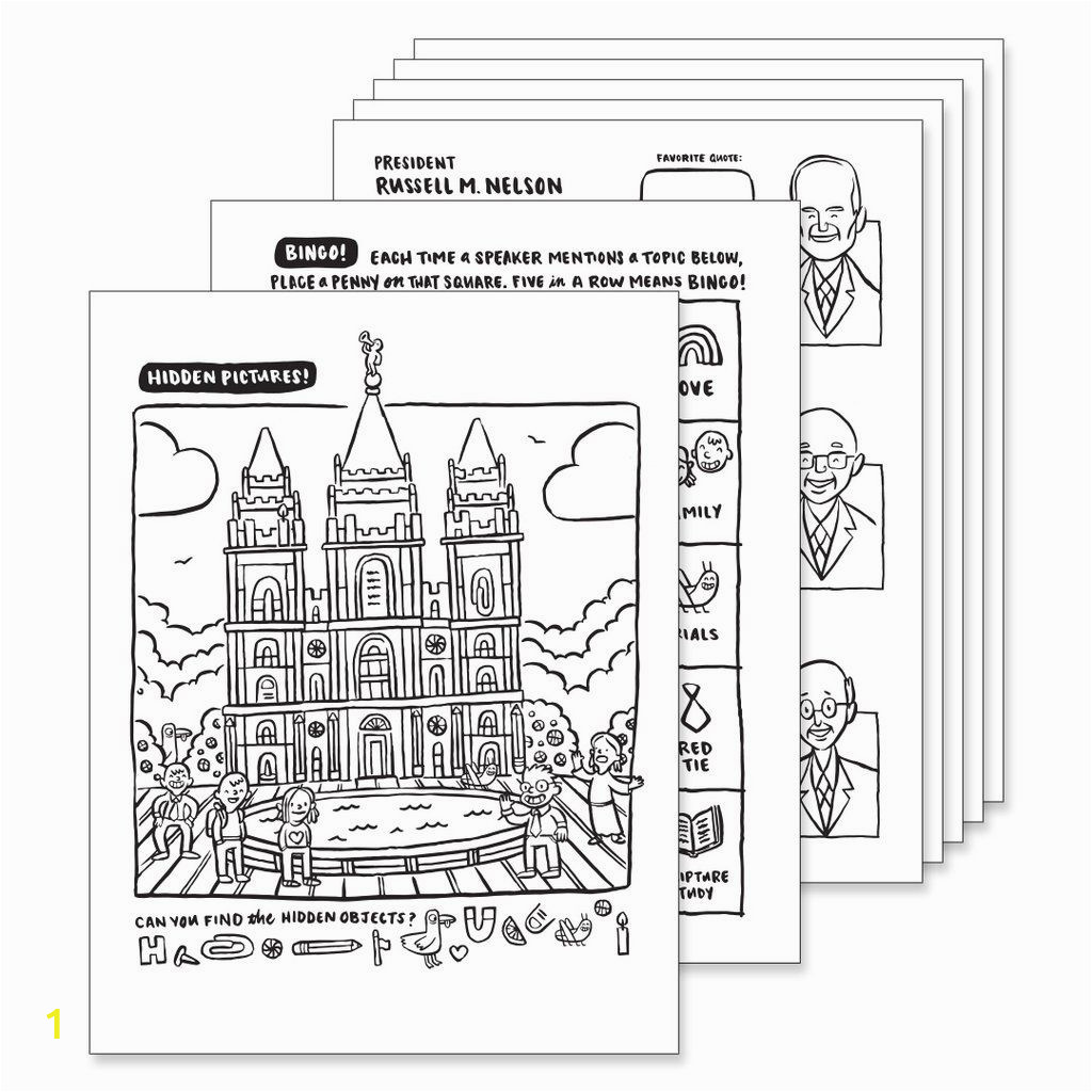 President Russell M Nelson Coloring Page April 2019 General Conference Coloring Pages Pdf Download