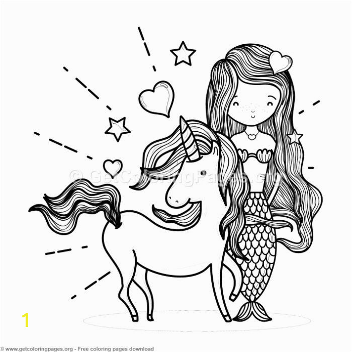 Princess and Unicorn Coloring Pages Free Coloring Pages Unicorn Mermaid – Pusat Hobi