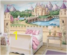 Princess themed Wall Murals Enchanted Kingdom Wall Mural
