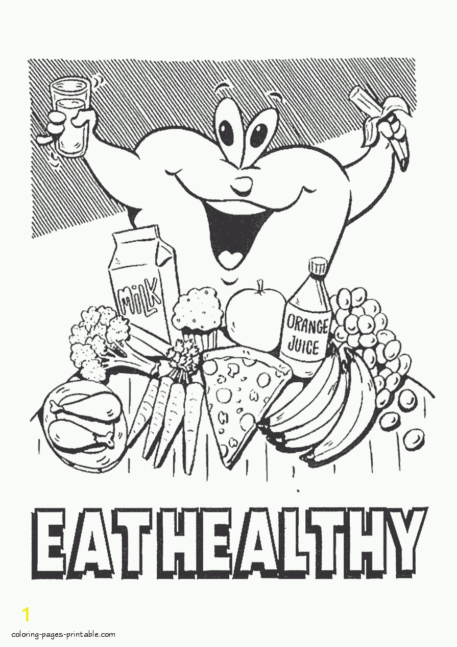 healthy food coloring pages 48 GIF