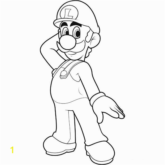 Printable Luigi Coloring Pages | divyajanani.org