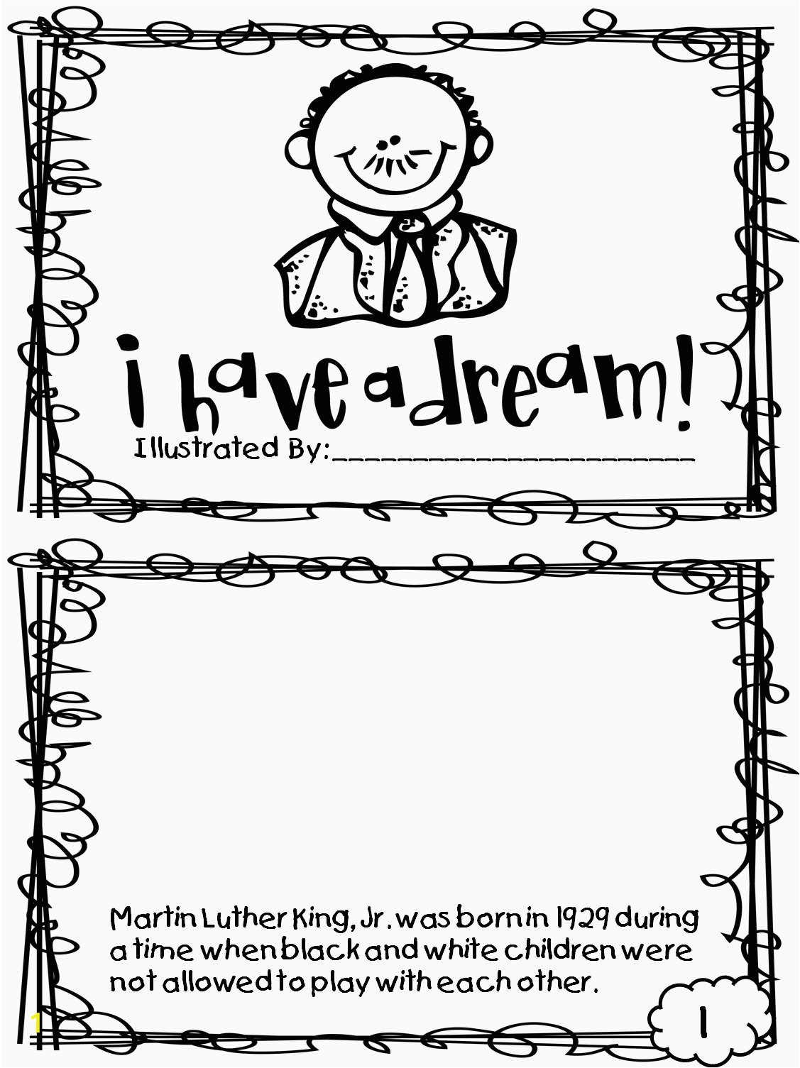 coloring book pages to printin luther king jr dr sheets printable