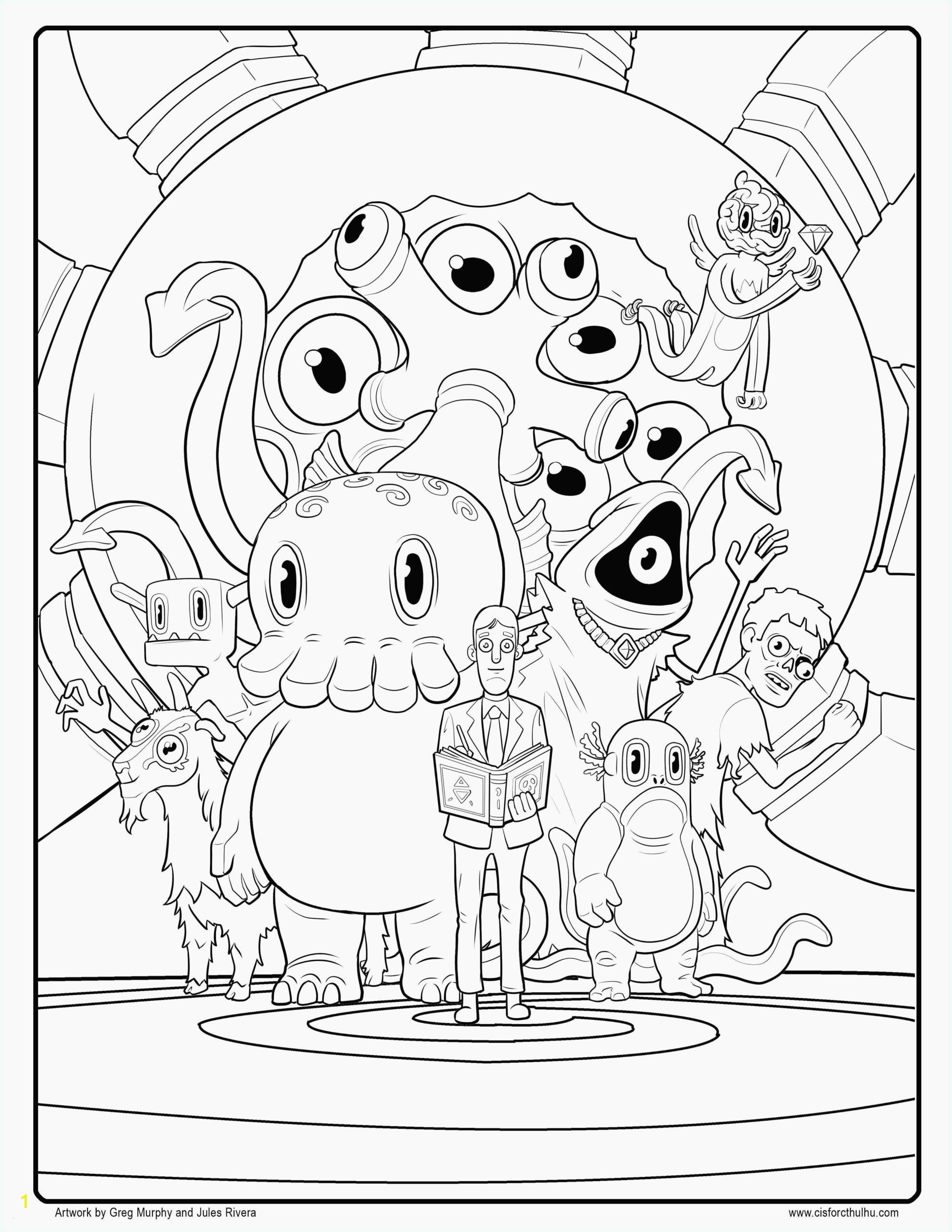 Printable Octonauts Coloring Pages 58 Most Mean Color by Number Print Veggietales Coloring