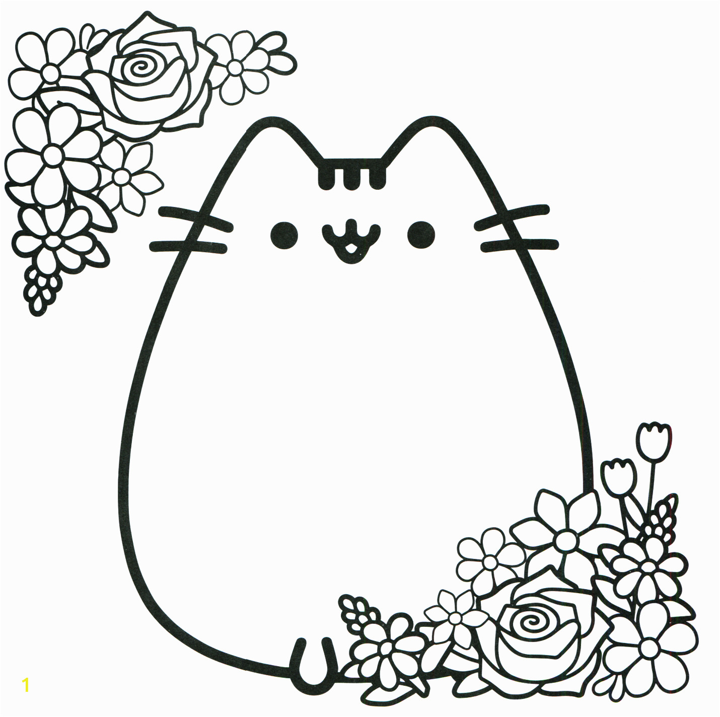 Printable Pusheen Coloring Pages