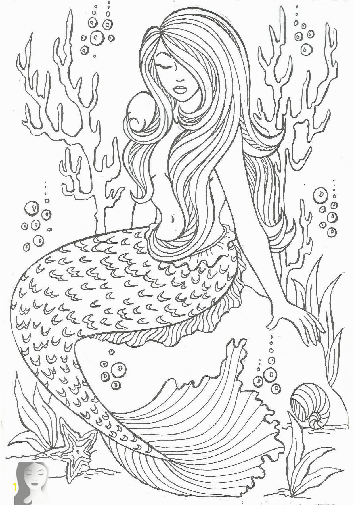 online coloring book for adults fun pages mermaid pdf printable kids