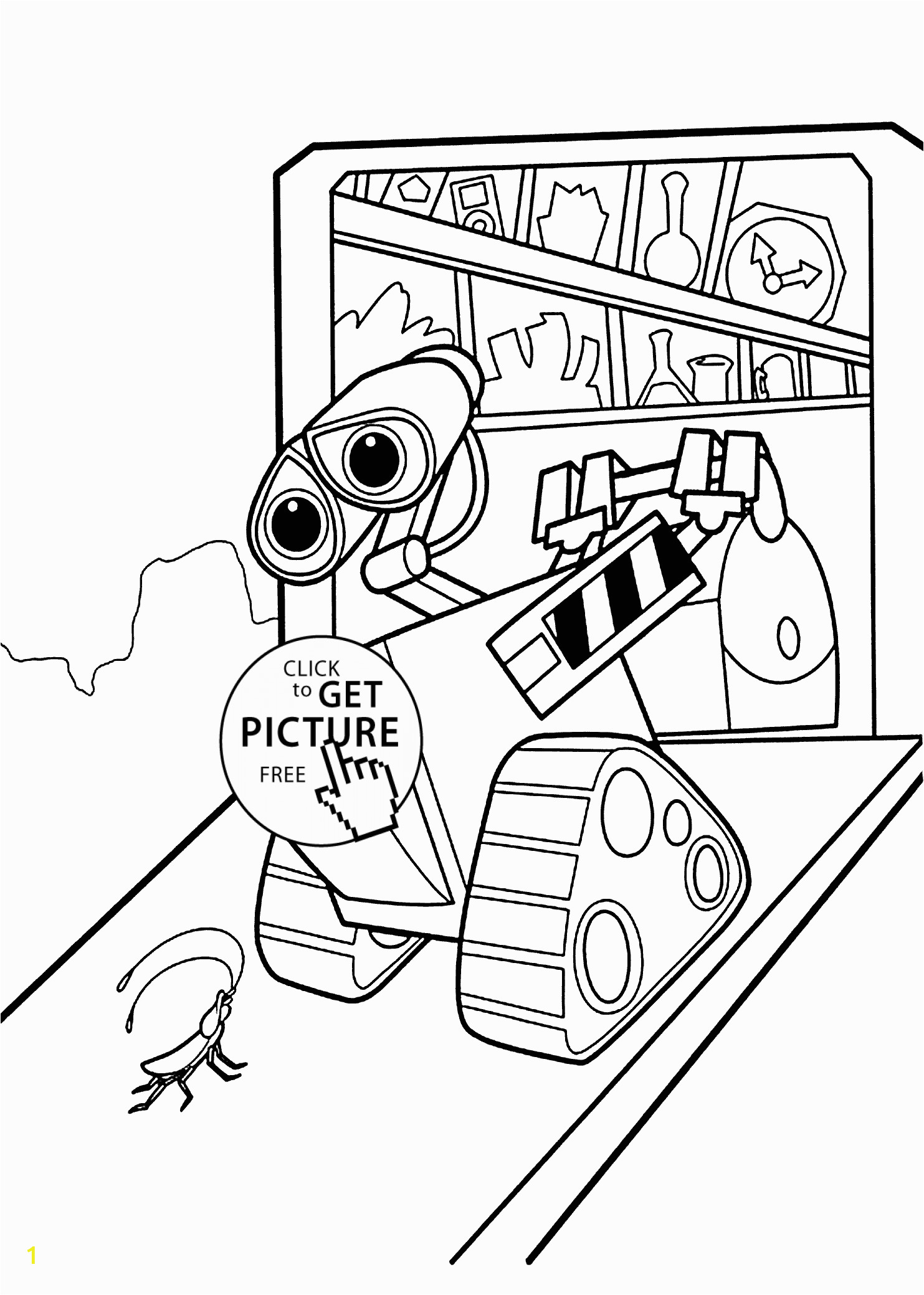 Printable Robot Coloring Pages Wall E Home Coloring Pages for Kids Printable Free