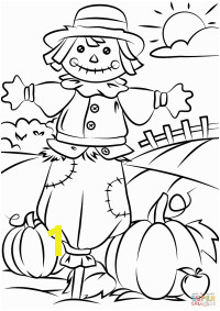 Printable Scarecrow Coloring Pages â Ausmalbilder Herbst Vogelscheuche