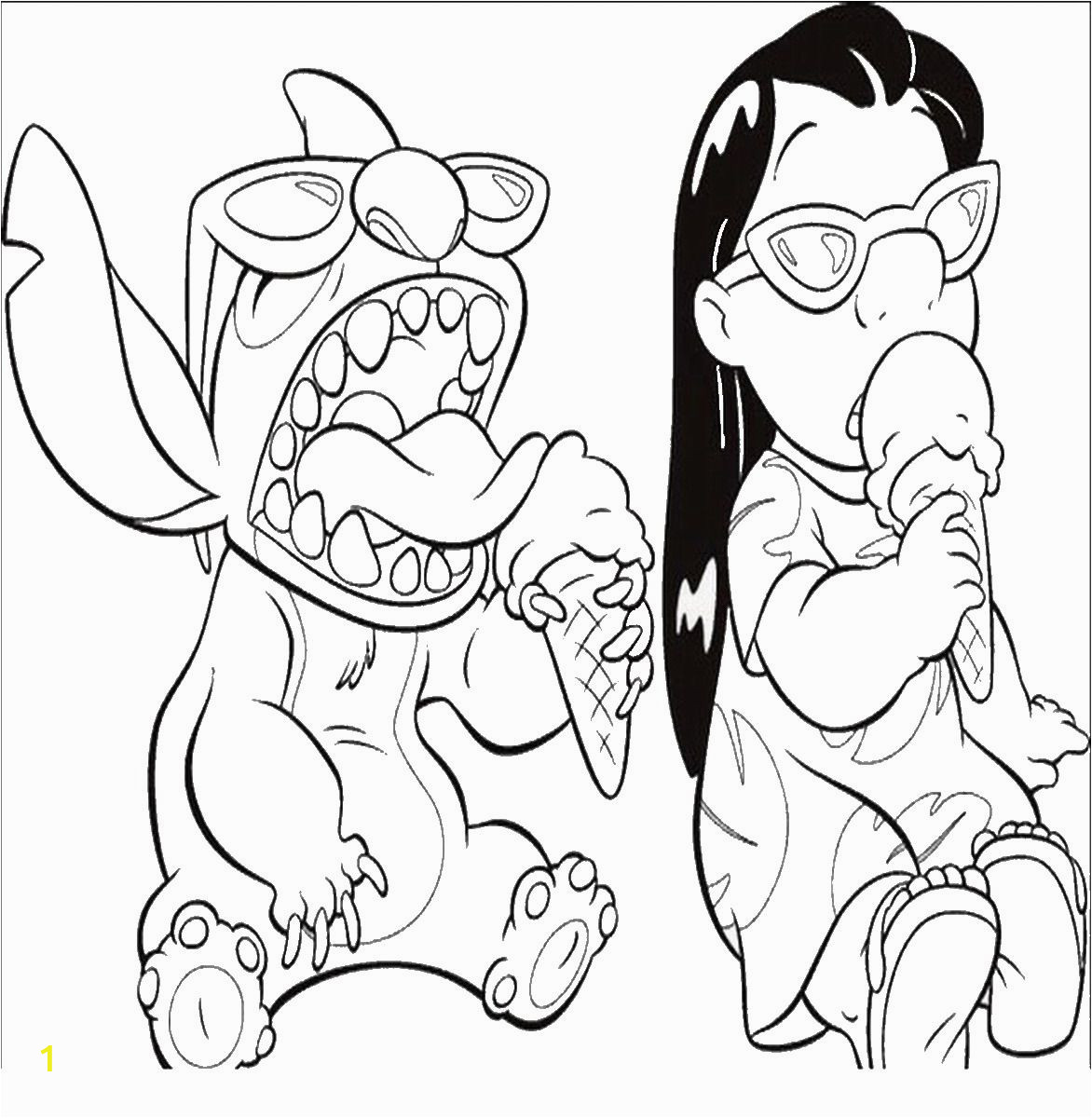 Printable Stitch Coloring Pages | divyajanan