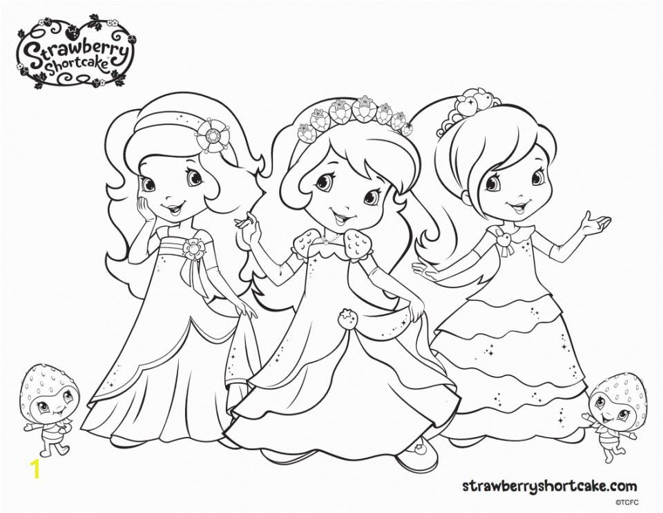 strawberry shortcake printable coloring pages