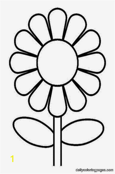 Printable Sunflower Coloring Page Cute Flower Coloring Pages 003 Coloring Pages for Kids