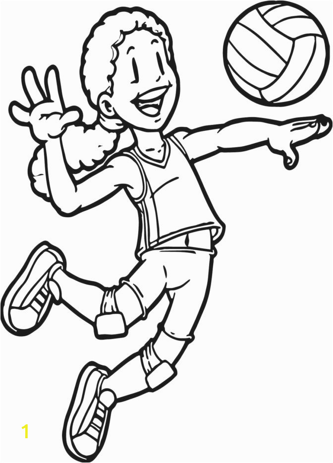 stunningports coloring pages photo ideas page free printable volleyball for kids book nfl helmets 672x934