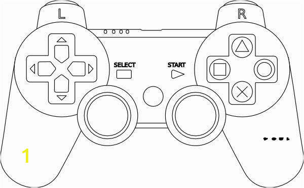 Ps4 Controller Coloring Pages | divyajanan