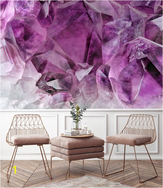 Purple and Pink Dark Floral Wall Mural Purple Great Wave Removable Wall Paper Wall Mural Fabric Textile Modern Home Decoration