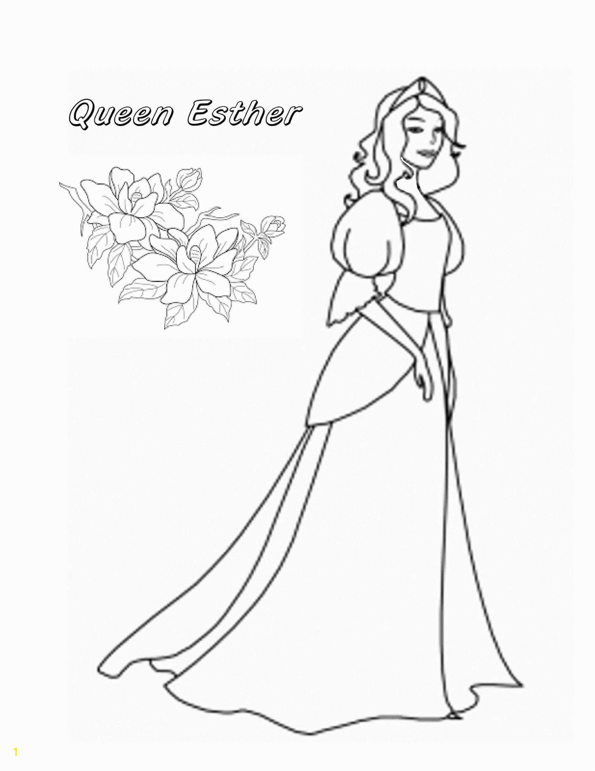 esther colouring pagesng scripture printable bible queen scaled