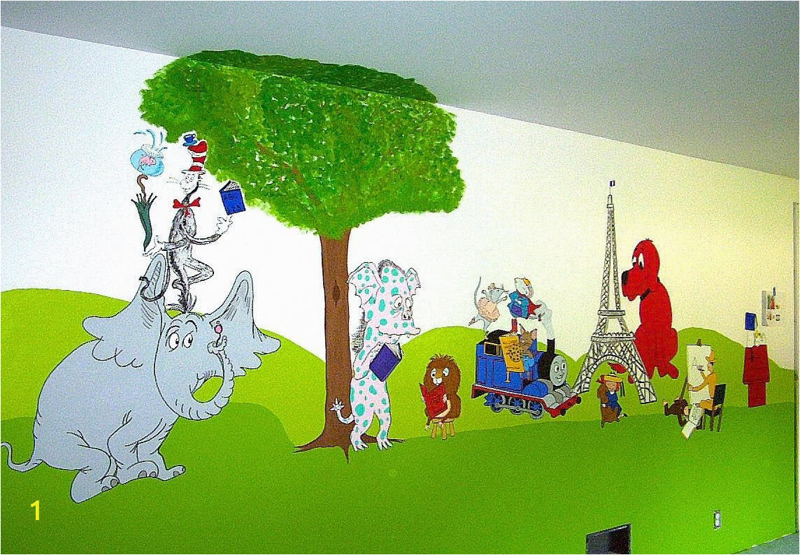 Rangers Fc Wall Mural Storybook Characters Mural