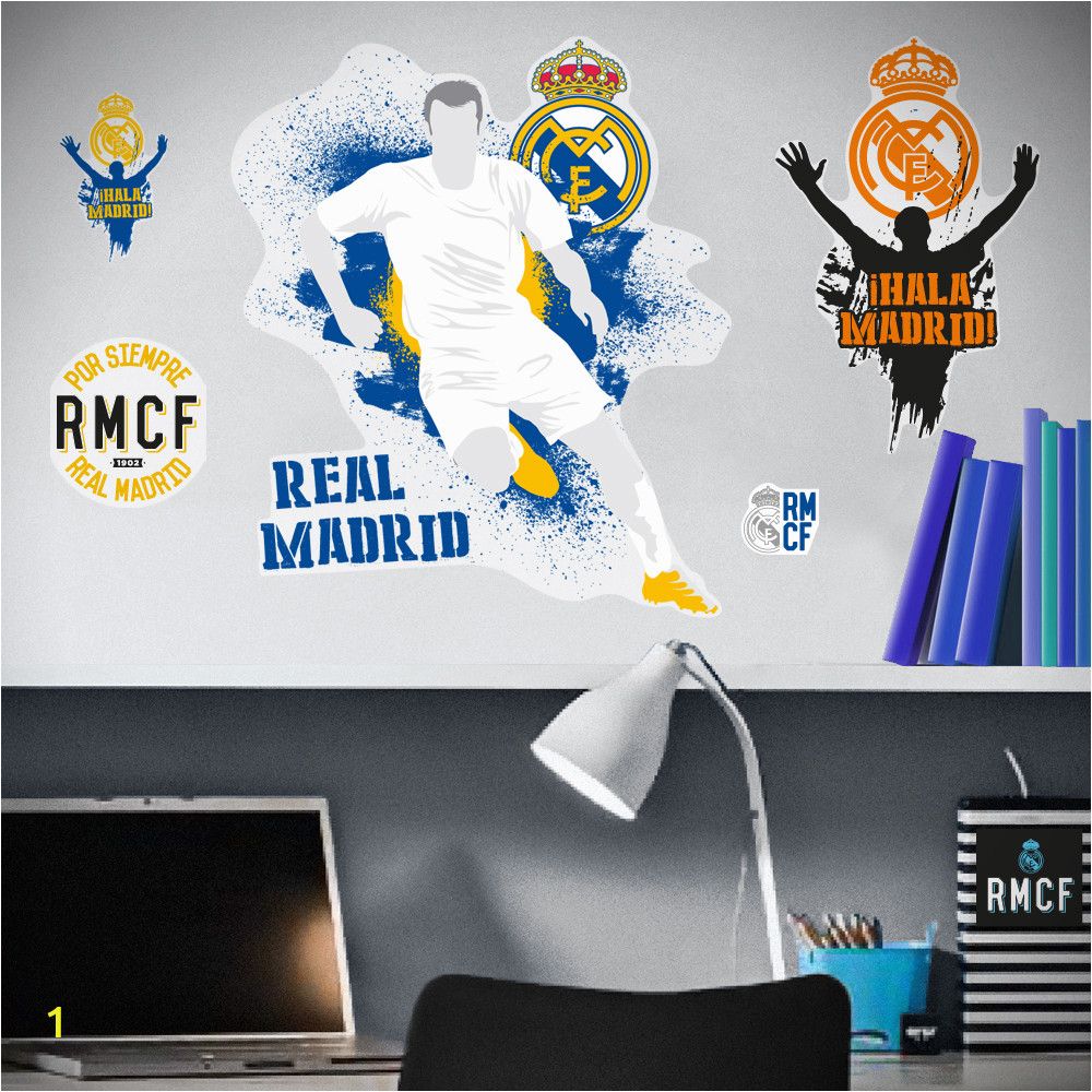Real Madrid Wall Mural Real Madrid Logo Urban