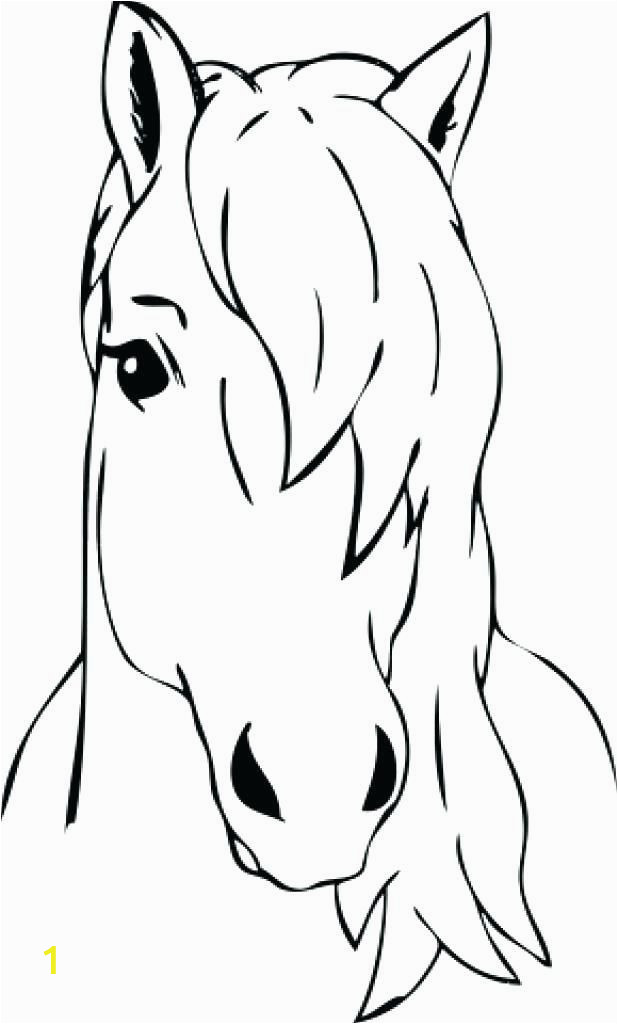 Realistic Unicorn Coloring Pages Horse Head Coloring Page Head Coloring Page Blank Face