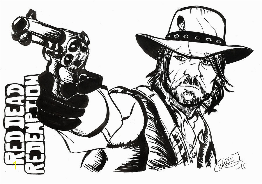 apocalypse drawing red dead redemption 1 in coloring pages