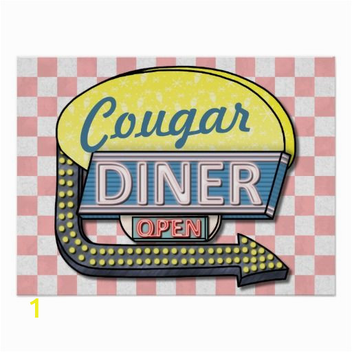 Retro Diner Wall Murals Create Your Own Custom Retro 50 S Diner Sign 2