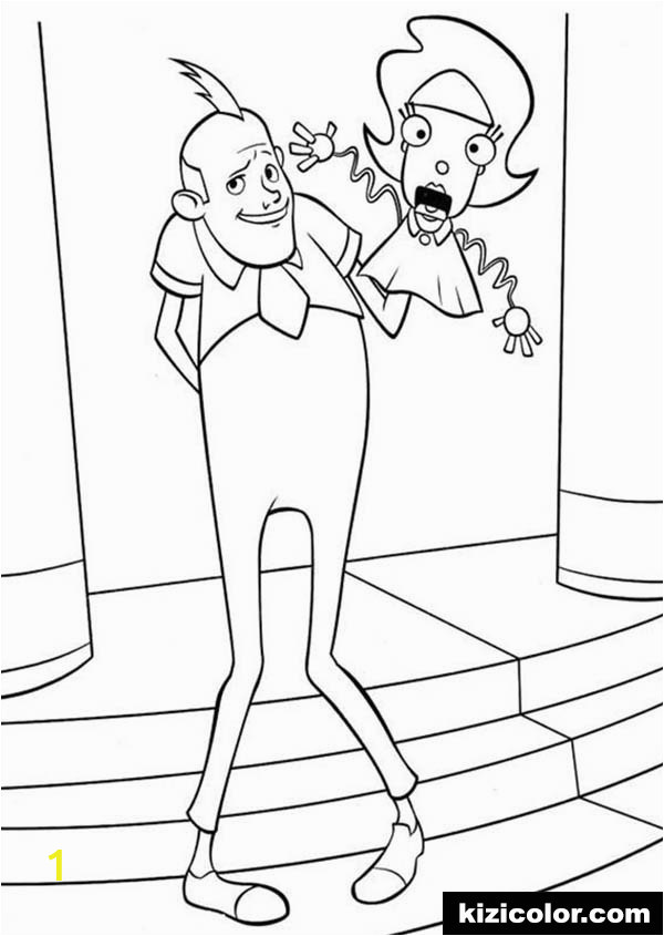 Fritz Robinson from Meet the Robinsons Coloring Pages