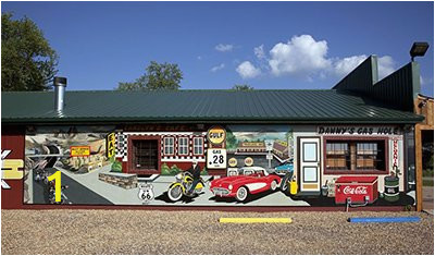 Route 66 Wall Mural Amazon Cuba Missouri Known as the Route 66