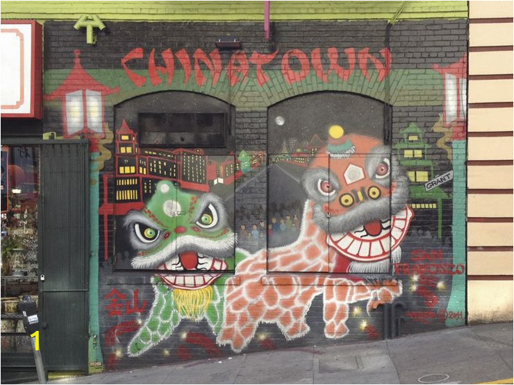 San Francisco Wall Mural Mural Chinatown San Francisco
