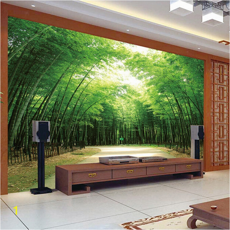 Scenic Wall Murals Nature Hot Selling Bamboo Design 3d Wall Murals Home Decor