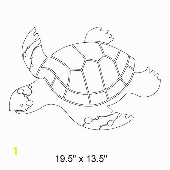 Sea Turtle Wall Mural Sea Turtle Wall Stencil for Painting Kids or Baby Room Mural