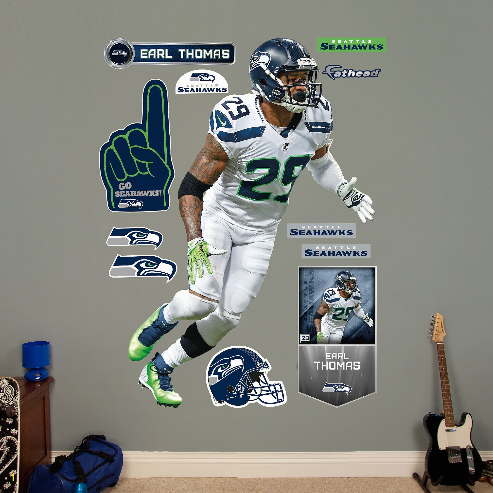 Seattle Seahawks Wall Mural I Want This Fathead