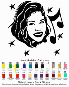 Selena Quintanilla Coloring Pages Details About Selena Vinyl Decal Sticker Car Window Singer Actress Music Fashion American Idol