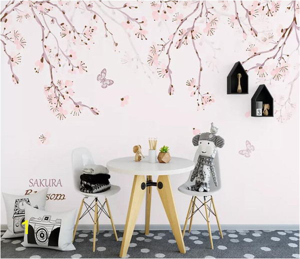Self Adhesive Wall Murals Stickers Self Adhesive 3d Painted Flower Branch Wc0770 Wall Paper Mural Wall Print Decal Wall Murals Muzi In Wallpaper Wallpapers From