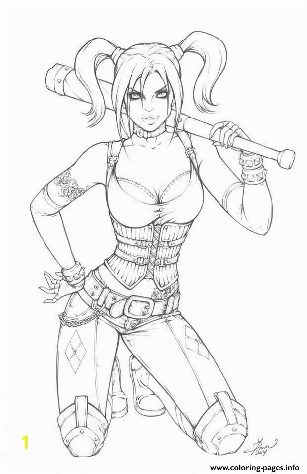 b72a612d b3a099e c9fa3 print cute hight definition harley quinn coloring pages 621 960