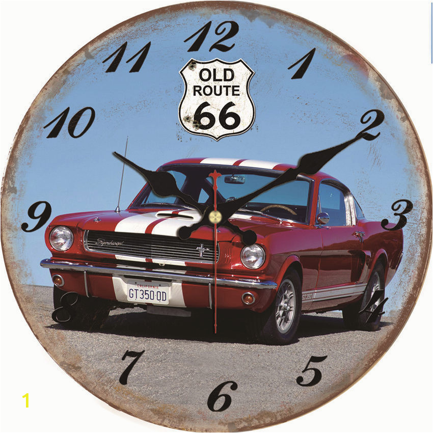 Shabby Chic Wall Murals Us $7 9 Off Shabby Chic Cool Car Design Clocks Home Decor Fice Cafe Kitchen Wall Watches Silent Clocks Art Vintage Wall Clocks In Wall