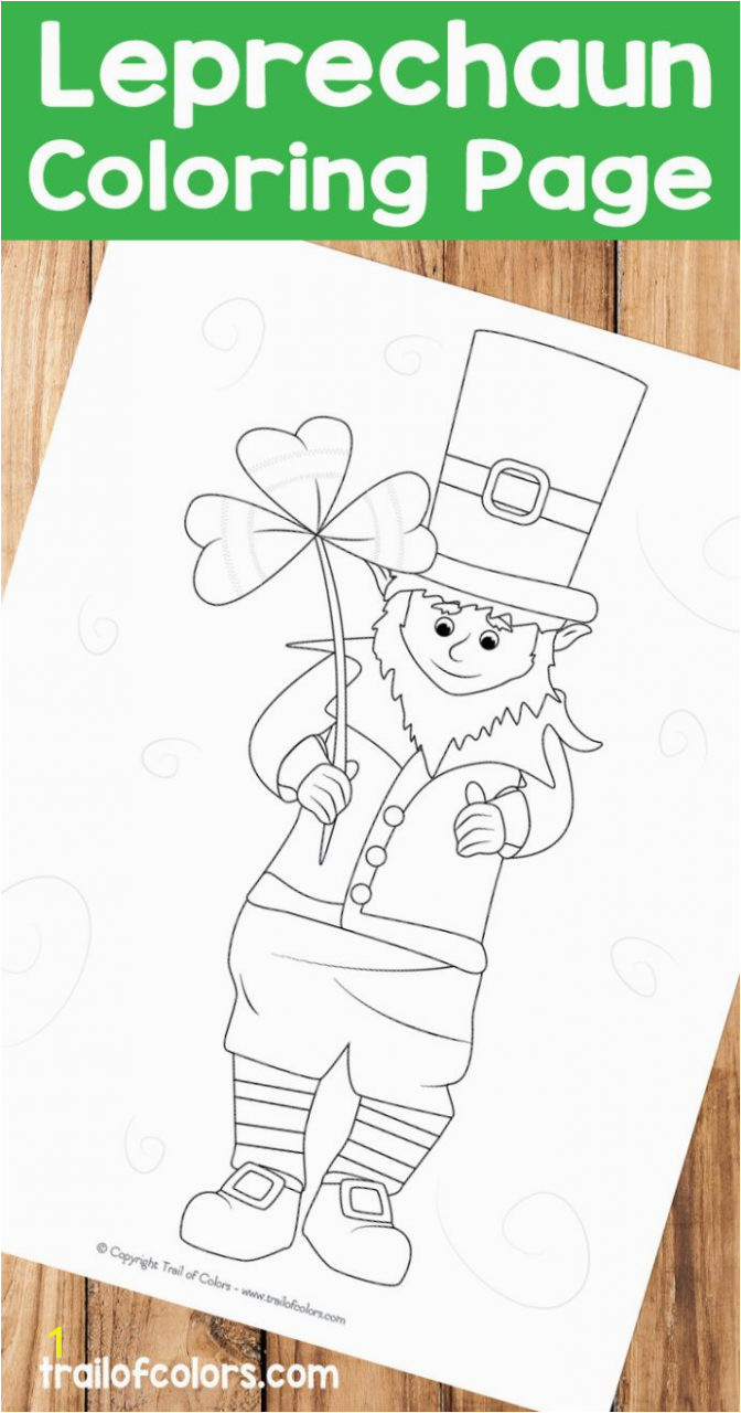 adorable leprechaunring page st patrick day patricks pages trail ofrs kolaz 692x1318 for patrick039s 672x1280