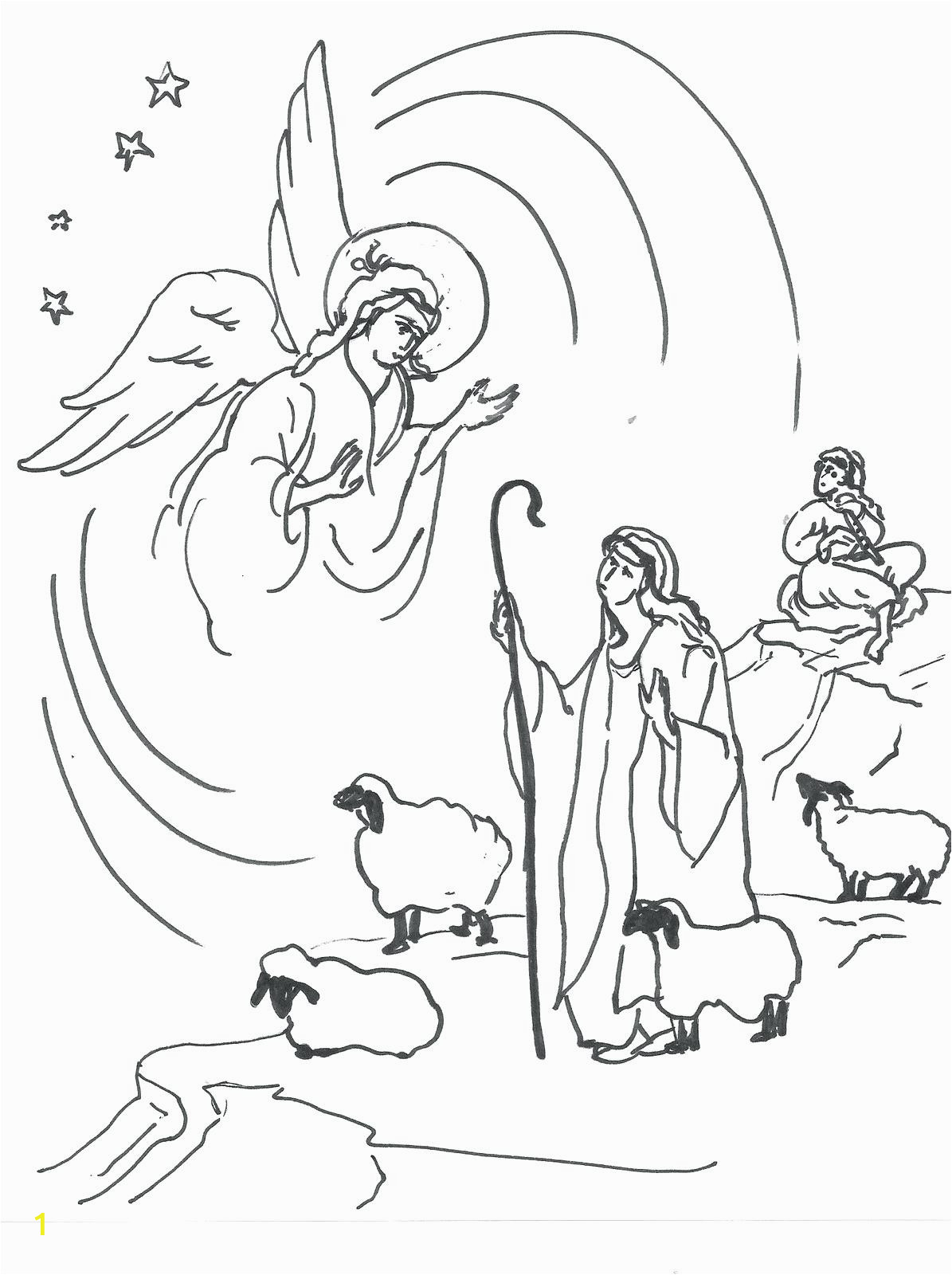 coloring page free of jesus the good shepherd pages bible