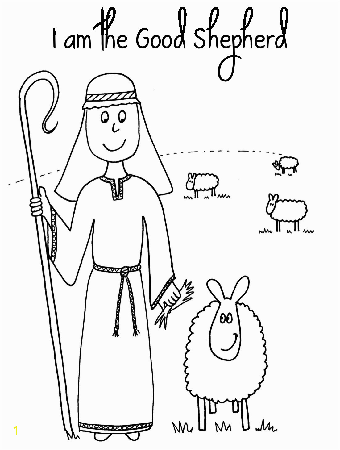 colorings of sheep and shepherds lds shepherd angels for kids his