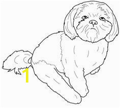 Shih Tzu Coloring Page New Cute Shih Tzu Coloring Pages – Tylerhedrick