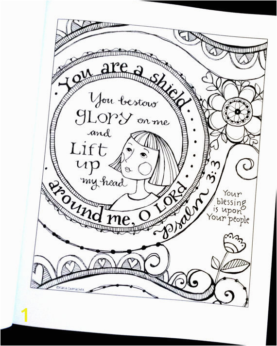 Simple Bible Coloring Pages Instant Download Simple Blessings Adult and Childrens