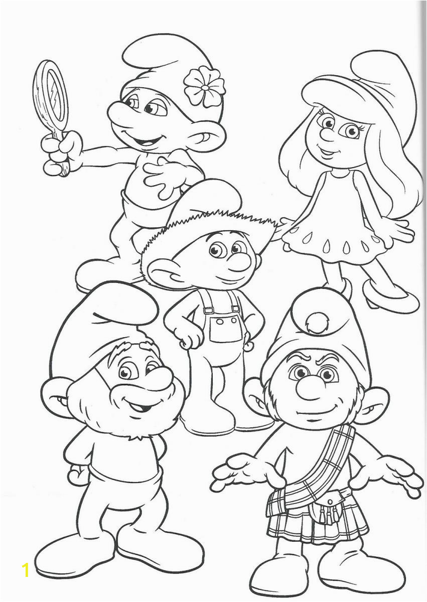 Coloring Pages The Smurfs