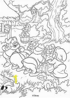 Snow White and the Seven Dwarfs Coloring Pages Die 125 Besten Bilder Von Malbuch
