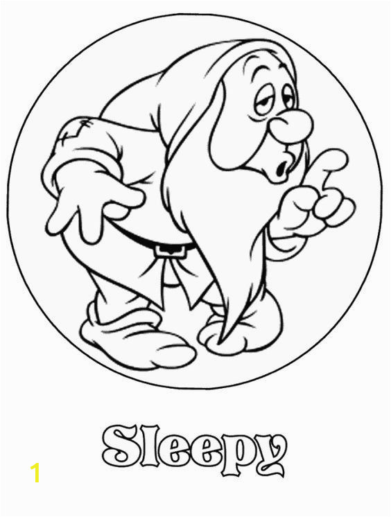 Snow White and the Seven Dwarfs Coloring Pages Diy Sleepy Vinyl Decal 7 Dwarfs Snow White Tablet by