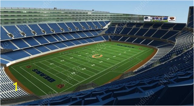 Soldier Field Wall Mural New sol Rs Field – Chicago Bears Studio2a Created 291