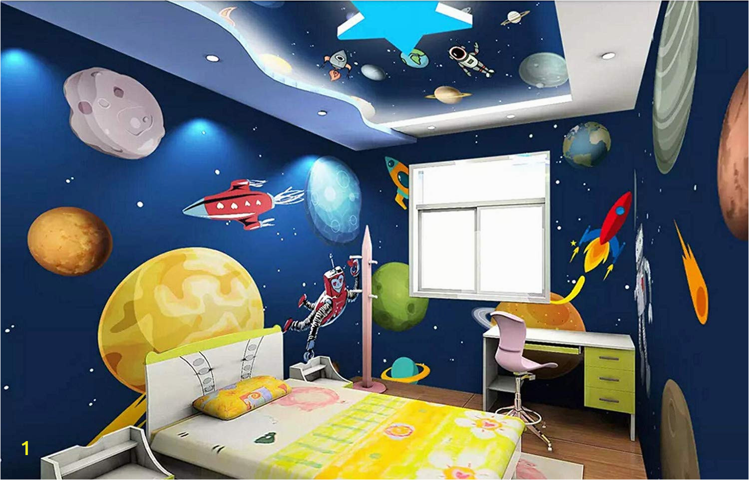 детская для двух мальчиков в фиолетовом цвете Modern kids bedroom, Space interio