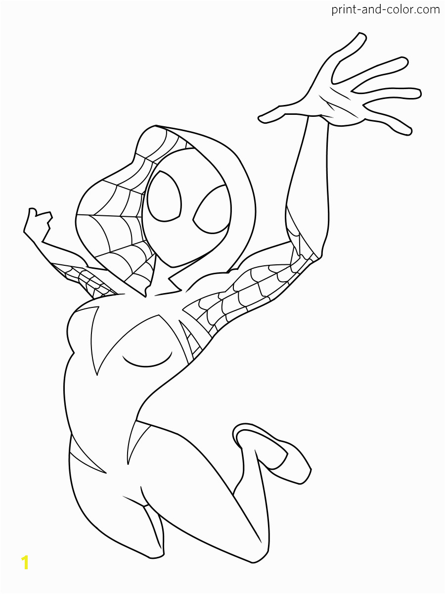 spider man girl coloring pages print and color verse white pink new funko lego woman spectacular into the spiderman