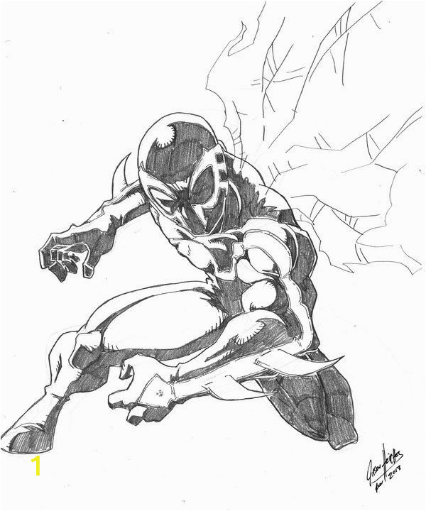 Spider Man 2099 Coloring Pages Spider Man 2099 Coloring Pages