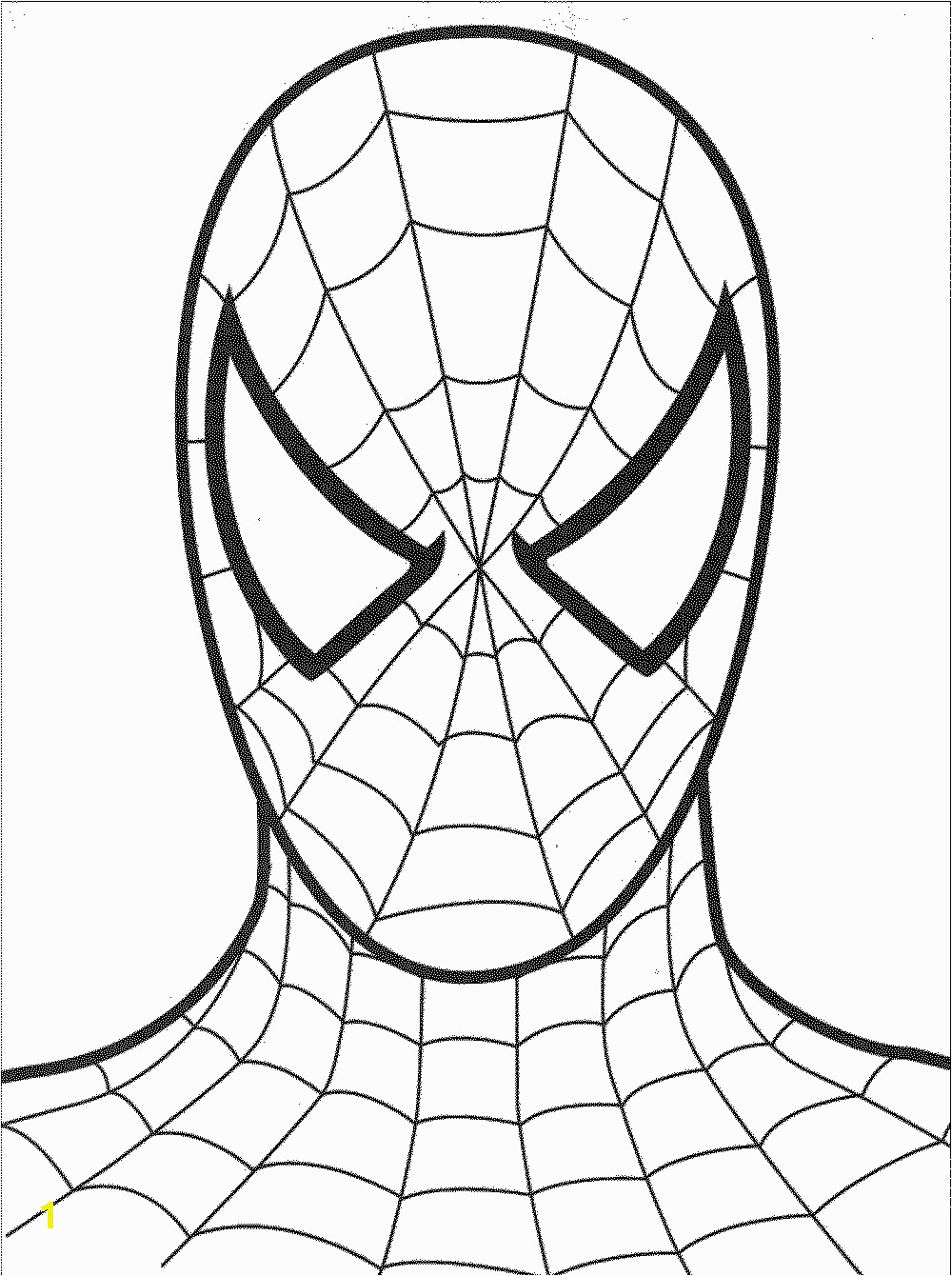 ecac92b430f99f2c18cc e7083 28 collection of spiderman coloring pages face high quality 1000 1340