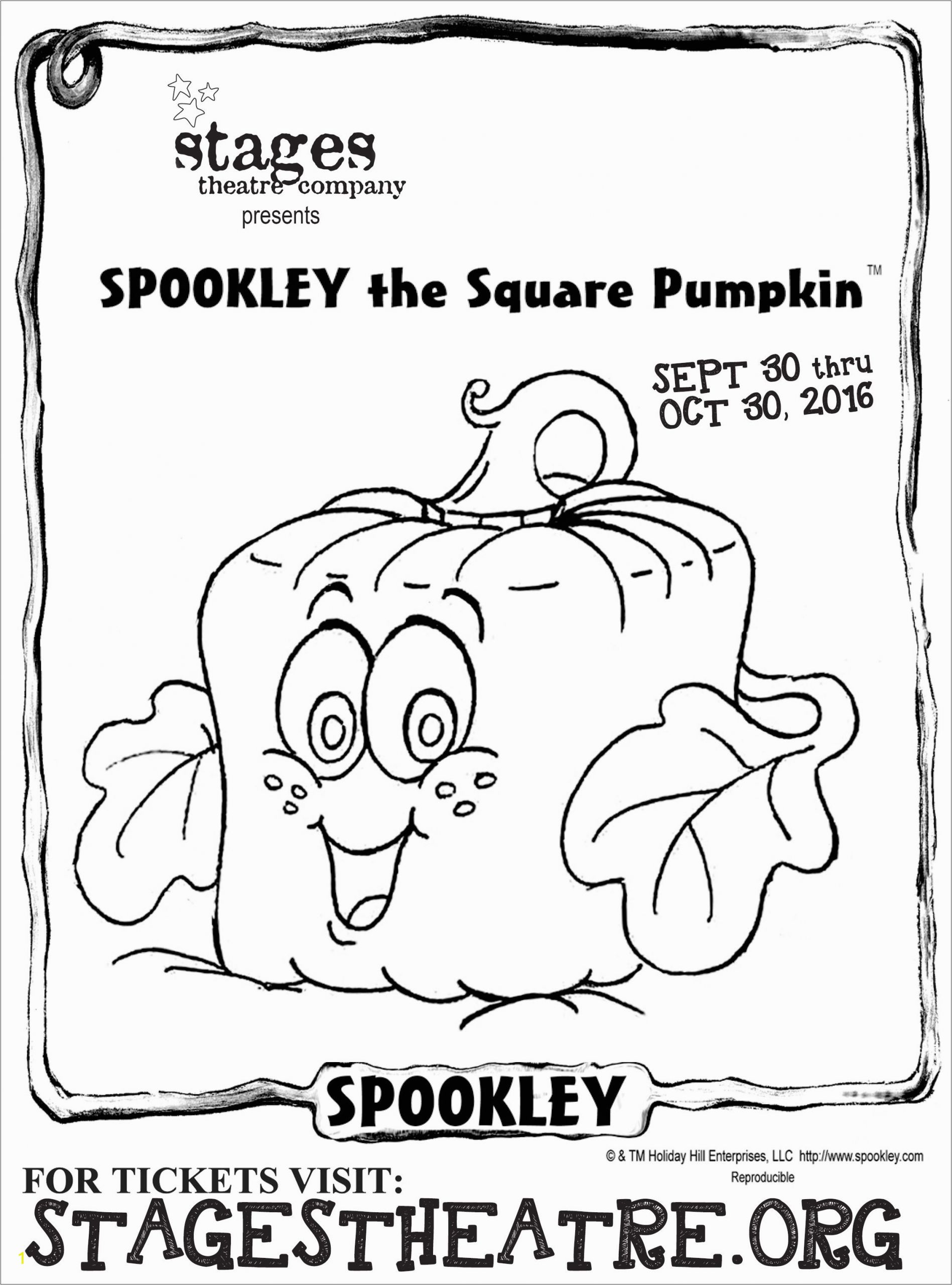 Spookley the Square Pumpkin Coloring Page Coloring Sheet for Spookley the Square Pumpkin